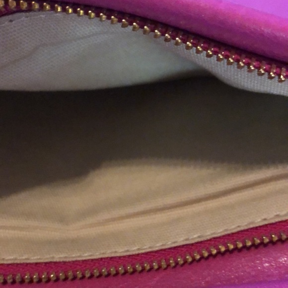 Raspberry Tory Burch Clutch - Picture 7 of 11